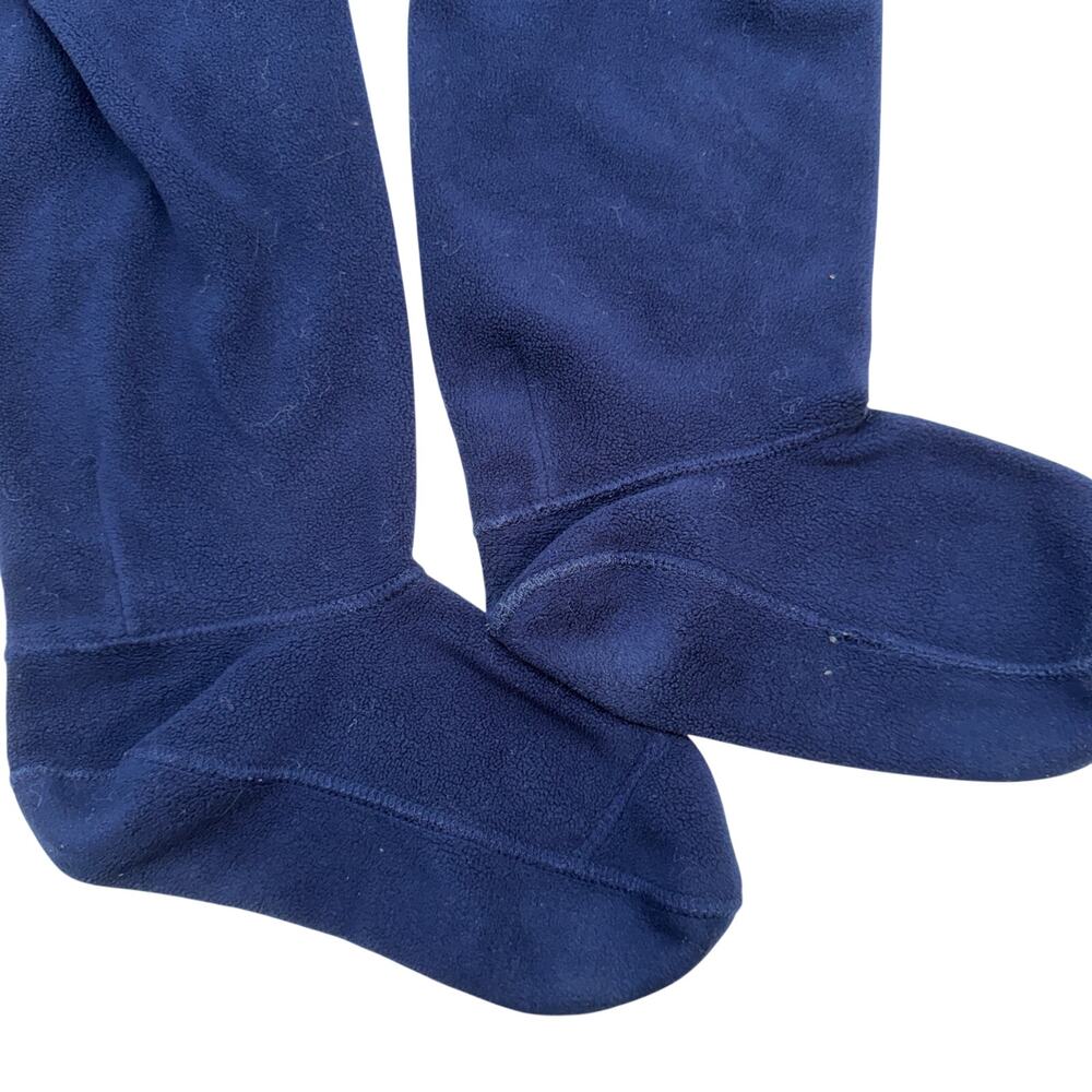 Hunter Navy Blue Fleece Boot Socks Large 8-10 - Picture 4 of 6